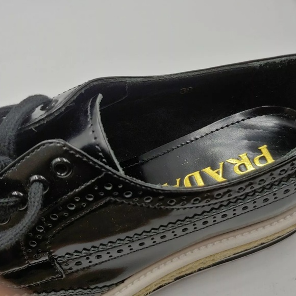 Prada Womens Wingtip Espadrilles Sz 8 - Picture 6 of 8
